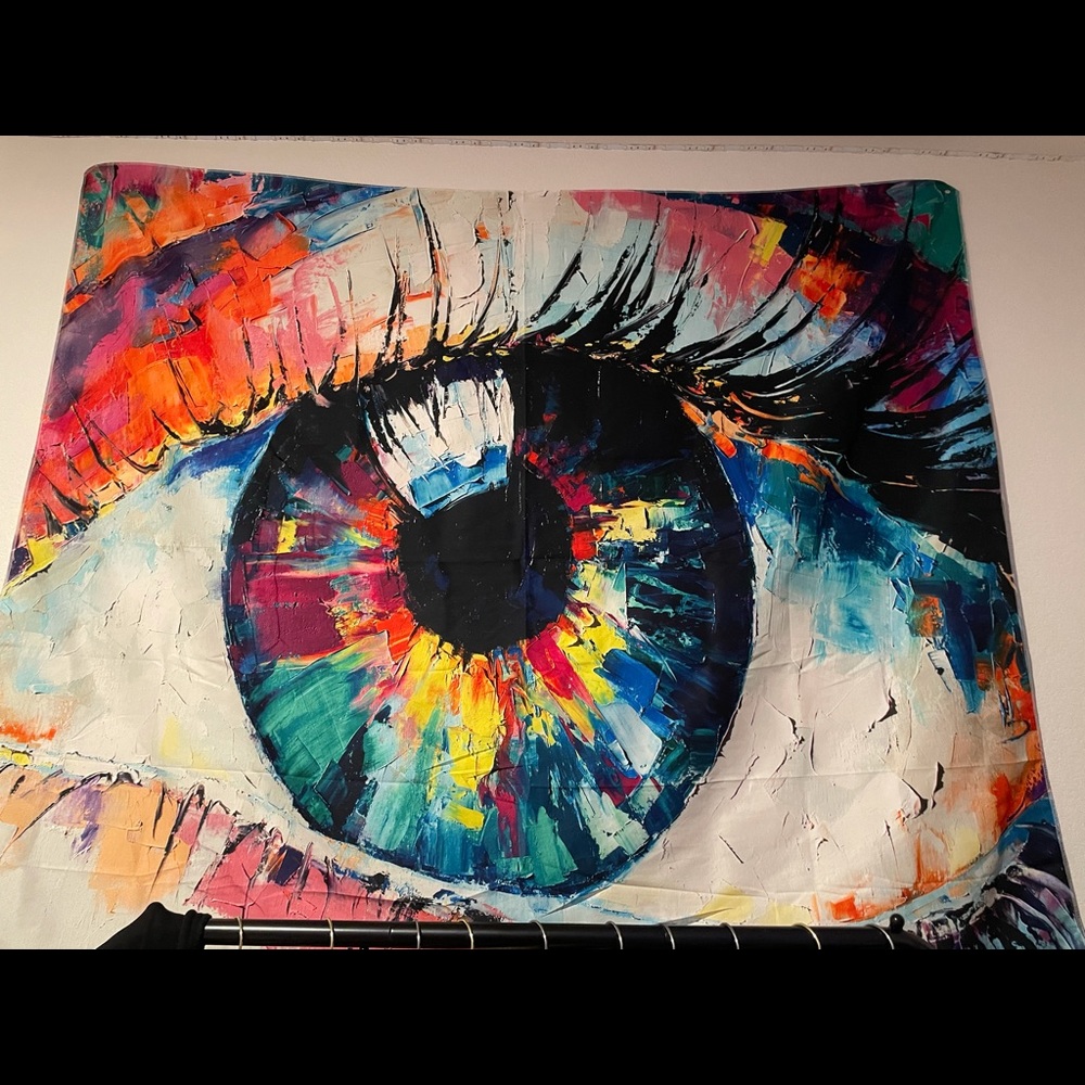 Eye Print Tapestry